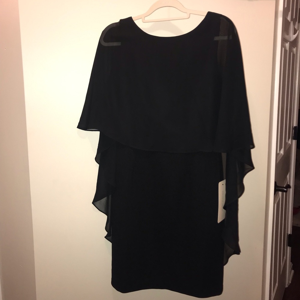 WHBM  Black Sheath dress